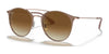 Ray-Ban RB3546 Sunglasses / Beige On Copper №907151 / Light Brown Gradient (2N 30.5%) / Size 52
