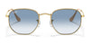 Ray-Ban HEXAGONAL RB3548 Sunglasses / Gold №919631 / G-15 Green (3N 13.2%) / Size 51
