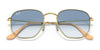 Ray-Ban HEXAGONAL RB3548 Sunglasses / Gold №919631 / G-15 Green (3N 13.2%) / Size 51