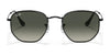 Ray-Ban HEXAGONAL RB3548 Sunglasses / Gold №919631 / G-15 Green (3N 13.2%) / Size 51