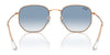 Ray-Ban HEXAGONAL RB3548 Sunglasses / Gold №919631 / G-15 Green (3N 13.2%) / Size 51