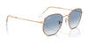 Ray-Ban HEXAGONAL RB3548 Sunglasses / Gold №919631 / G-15 Green (3N 13.2%) / Size 51