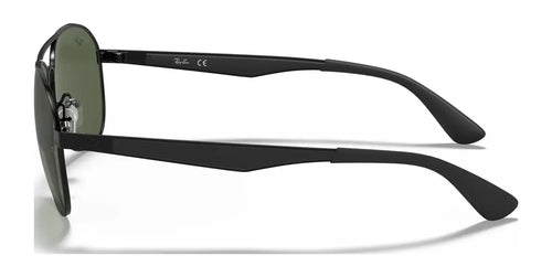 Ray-Ban RB3549 Sunglasses / Black №006/71 / Green (3N 12.9%) / Size 58