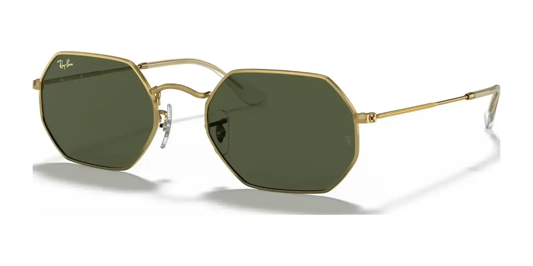 Ray-Ban OCTAGONAL RB3556 Sunglasses Gold / G-15 Green Ray-Ban OCTAGONAL RB3556 Sunglasses Gold / G-15 Green