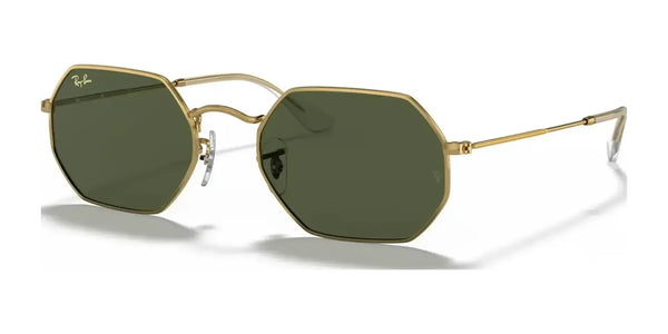 Ray-Ban OCTAGONAL RB3556 Sunglasses | Size 53 / Gold №919631 / G-15 Green (3N 13.2%)