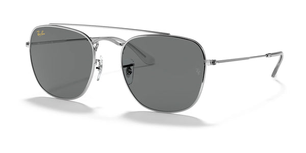 Ray-Ban RB3557 Sunglasses | Size 51 / Silver №9198B1 / Dark Grey (3N 15.30%)