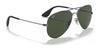 Ray-Ban RB3558 Sunglasses | Size 58 / Black №913971 / Dark Green (3N 12.9%)
