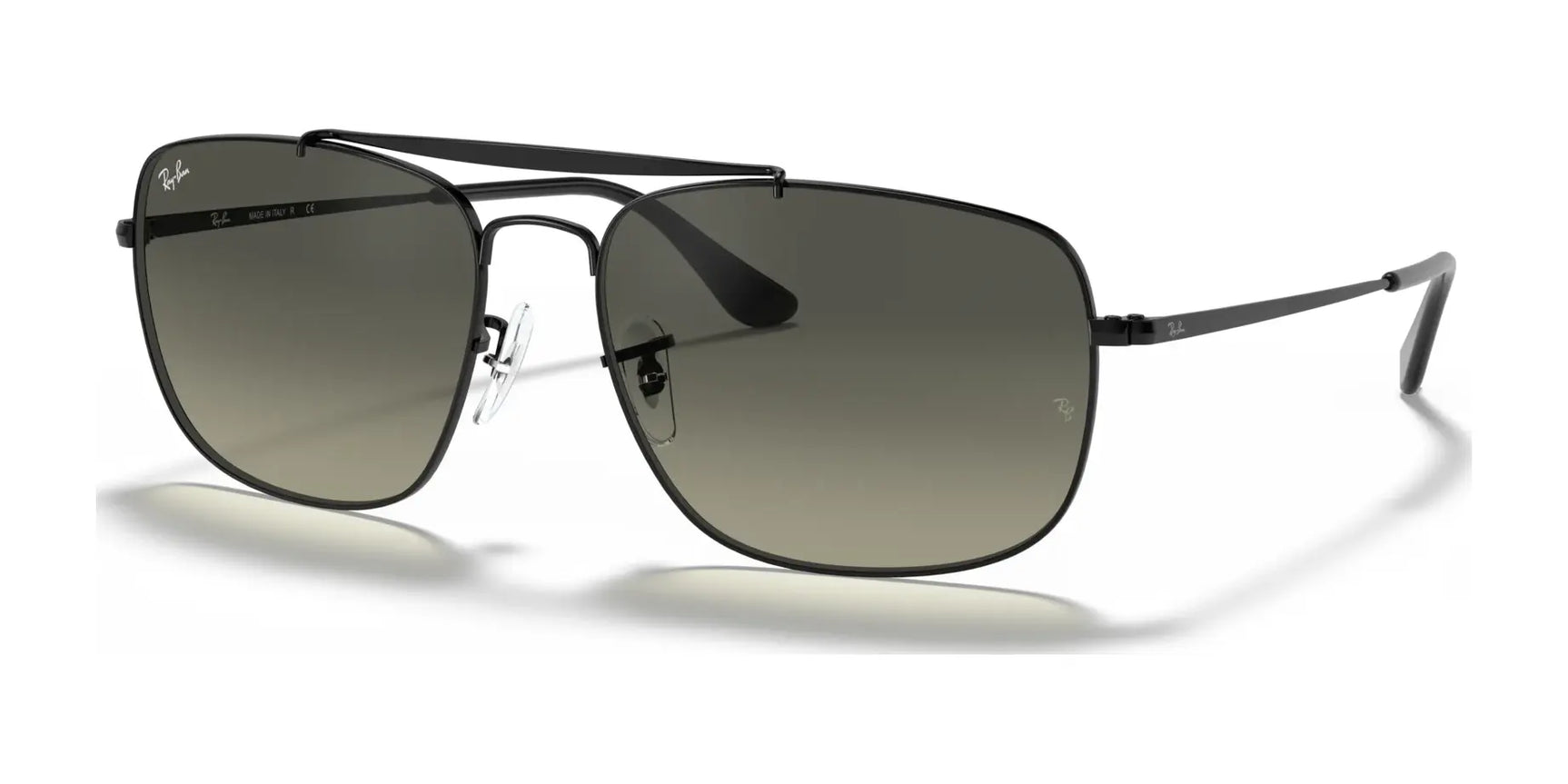 Ray-Ban THE COLONEL RB3560 Sunglasses Black / Grey Gradient Ray-Ban THE COLONEL RB3560 Sunglasses Black / Grey Gradient