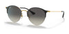 Ray-Ban RB3578 Sunglasses | Size 50 / Black On Gold №187/11 / Grey Gradient (2N 22.8%)