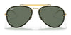 Ray-Ban BLAZE AVIATOR RB3584N Sunglasses | Size 61 / Arista Gold №905071 / Dark Green (3N 14.0%)