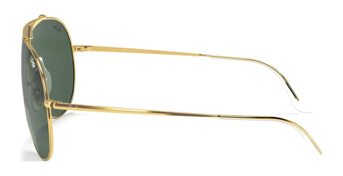 Ray-Ban WINGS RB3597 Sunglasses / Size 133 / Arista Gold №905071 / Dark Green (3N 14.0%)