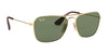 Ray-Ban RB3610 Sunglasses | Size 58 / Arista Gold №001/71 / Dark Green (3N 12.9%)
