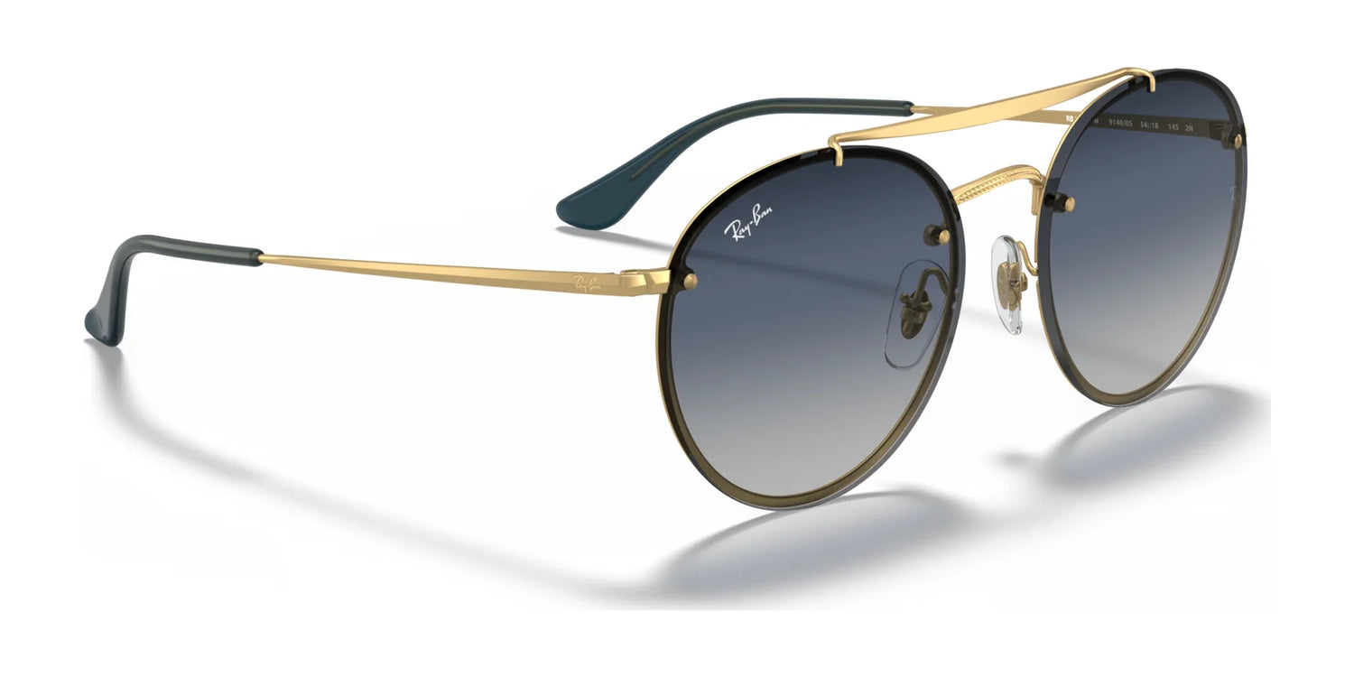 Ray-Ban BLAZE ROUND DOUBLEBRIDGE RB3614N Sunglasses | Size 54 Ray-Ban BLAZE ROUND DOUBLEBRIDGE RB3614N Sunglasses | Size 54