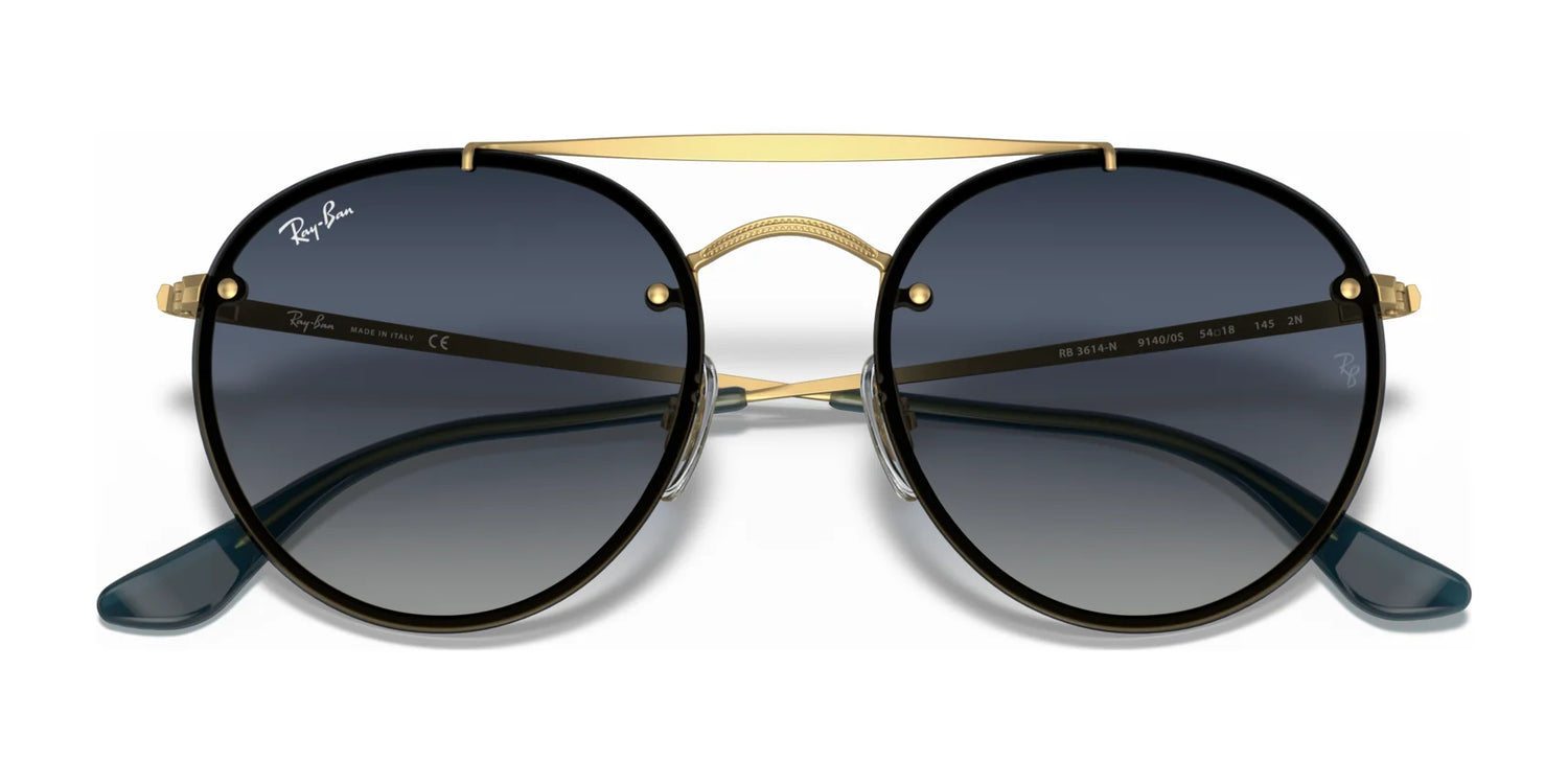 Ray-Ban BLAZE ROUND DOUBLEBRIDGE RB3614N Sunglasses | Size 54 Ray-Ban BLAZE ROUND DOUBLEBRIDGE RB3614N Sunglasses | Size 54
