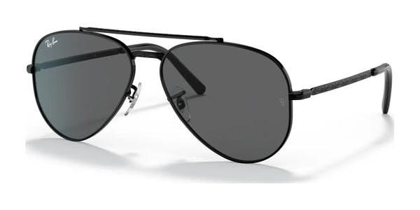 Ray-Ban NEW AVIATOR RB3625 Sunglasses / Black №002/B1 / Dark Grey (3N 15.30%) / Size 58