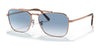 Ray-Ban NEW CARAVAN RB3636 Sunglasses / Rose Gold №92023F / Light Blue (2N 29.9%) / Size 58