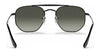 Ray-Ban THE MARSHAL RB3648 Sunglasses / Black №002/71 / Grey Gradient (3N 14.02%) / Size 51