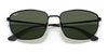 Ray-Ban RB3653 Sunglasses | Size 60 / Black №002/71 / Green (3N 12.9%)