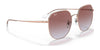 Ray-Ban RB3680D Sunglasses | Size 60 / Rose Gold №9202I8 / Violet Gradient (2N 27%)