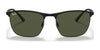 Ray-Ban RB3686 Sunglasses | Size 57 / Black №186/31 / Green (3N 13.2%)