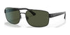 Ray-Ban RB3687 Sunglasses | Size 61 / Black №002/31 / Green (3N 13.2%)