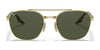 Ray-Ban RB3688 Sunglasses / Arista Gold №001/31 / Green (3N 13.2%) / Size 55