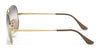 Ray-Ban AVIATOR METAL II RB3689 Sunglasses / Arista Gold №914731 / G-15 Green (3N 13.2%) / Size 58