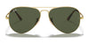 Ray-Ban AVIATOR METAL II RB3689 Sunglasses / Arista Gold №914731 / G-15 Green (3N 13.2%) / Size 58