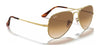 Ray-Ban AVIATOR METAL II RB3689 Sunglasses / Arista Gold №914731 / G-15 Green (3N 13.2%) / Size 58