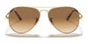 Ray-Ban AVIATOR METAL II RB3689 Sunglasses / Arista Gold №914731 / G-15 Green (3N 13.2%) / Size 58