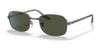 Ray-Ban RB3690 Sunglasses | Size 51 / Gunmetal №004/31 / Green (3N 13.2%)
