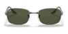 Ray-Ban RB3690 Sunglasses | Size 51 / Gunmetal №004/31 / Green (3N 13.2%)