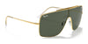 Ray-Ban WINGS II RB3697 Sunglasses | Size 135 / Arista Gold №905071 / Dark Green (3N 14.0%)