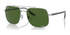 Ray-Ban RB3699 Sunglasses / Silver №003/P1 / Dark Green (Polarized) (3P 13.3%) / Size 56
