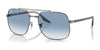 Ray-Ban RB3699 Sunglasses / Gunmetal №004/3F / Gradient Blue (2N 29.9%) / Size 56