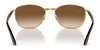 Ray-Ban RB3702 Sunglasses | Size 57 / Brown On Gold №900951 / Brown (2N 30.5%)