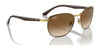 Ray-Ban RB3702 Sunglasses | Size 57 / Brown On Gold №900951 / Brown (2N 30.5%)
