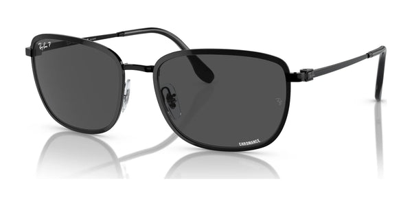 Ray-Ban RB3705 Sunglasses | Size 60 / Black №002/K8 / Grey (Polarized) (3P 10.3%)