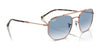 Ray-Ban RB3707 Sunglasses / Black №9257R5 / Blue (3N 10.7%) / Size 54