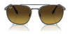 Ray-Ban RB3708 Sunglasses | Size 59 / Gunmetal №916785 / Brown (3N 15.7%)