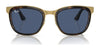 Ray-Ban CLYDE RB3709 Sunglasses | Size 53 / Havana On Gold №001/80 / Dark Blue (3N 15.3%)