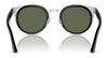 Ray-Ban BONNIE RB3710 Sunglasses | Size 50 / Black On Silver №003/71 / Dark Green (3N 12.9%)