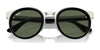 Ray-Ban BONNIE RB3710 Sunglasses | Size 50 / Black On Silver №003/71 / Dark Green (3N 12.9%)