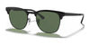 Ray-Ban CLUBMASTER METAL RB3716 Sunglasses | Size 51 / Black №186/58 / G-15 Green (Polarized) (3P 11%)