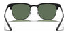 Ray-Ban CLUBMASTER METAL RB3716 Sunglasses | Size 51 / Black №186/R5 / Blue (3N 11.20%)