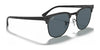 Ray-Ban CLUBMASTER METAL RB3716 Sunglasses | Size 51 / Black №186/R5 / Blue (3N 11.20%)