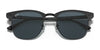 Ray-Ban CLUBMASTER METAL RB3716 Sunglasses | Size 51 / Black №186/R5 / Blue (3N 11.20%)