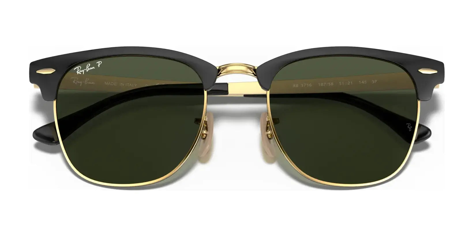 Ray-Ban CLUBMASTER METAL RB3716 Sunglasses | Size 51 Ray-Ban CLUBMASTER METAL RB3716 Sunglasses | Size 51
