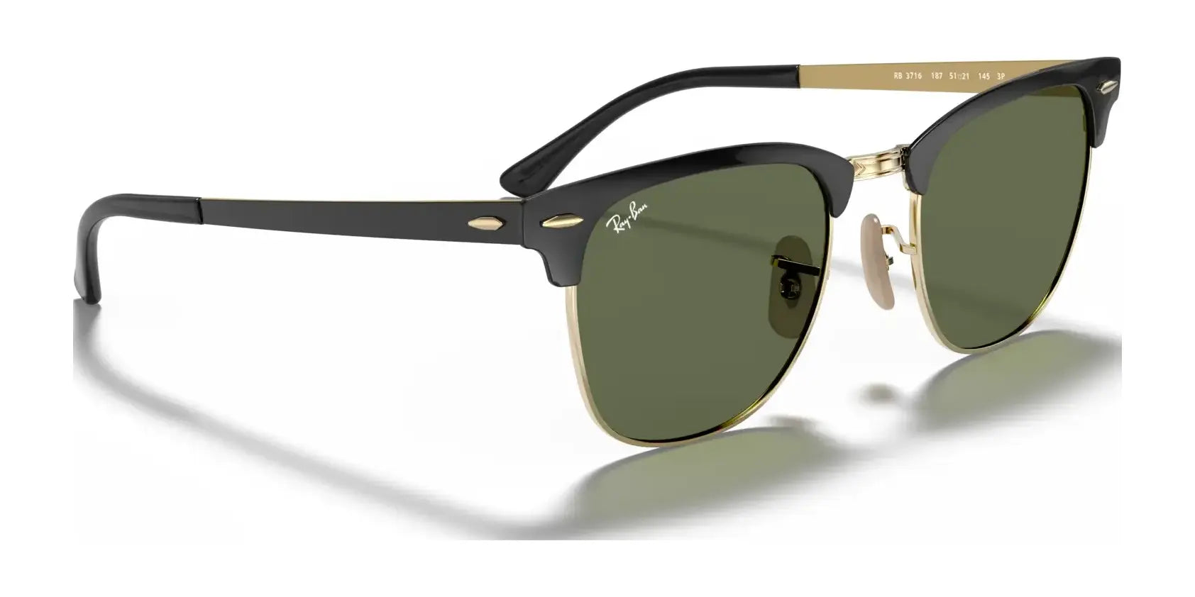 Ray-Ban CLUBMASTER METAL RB3716 Sunglasses | Size 51 Ray-Ban CLUBMASTER METAL RB3716 Sunglasses | Size 51