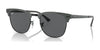 Ray-Ban CLUBMASTER METAL RB3716 Sunglasses | Size 51 / Grey On Black №9256B1 / Dark Grey (3N 12%)